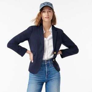🆕J.CREW DALTON ITALIAN WOOL NAVY NOT REGENT BLAZER SZ 0